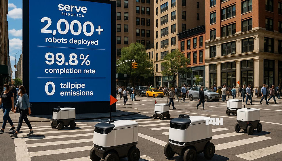 Serve Robotics Surpasses 2,000 Sidewalk Delivery Robots in the US