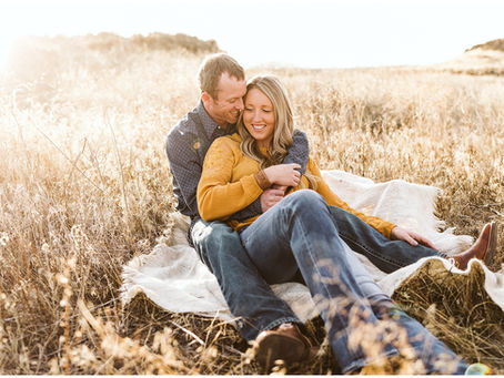 Dreamy Golden Hour Engagement Session in Odessa, Washington