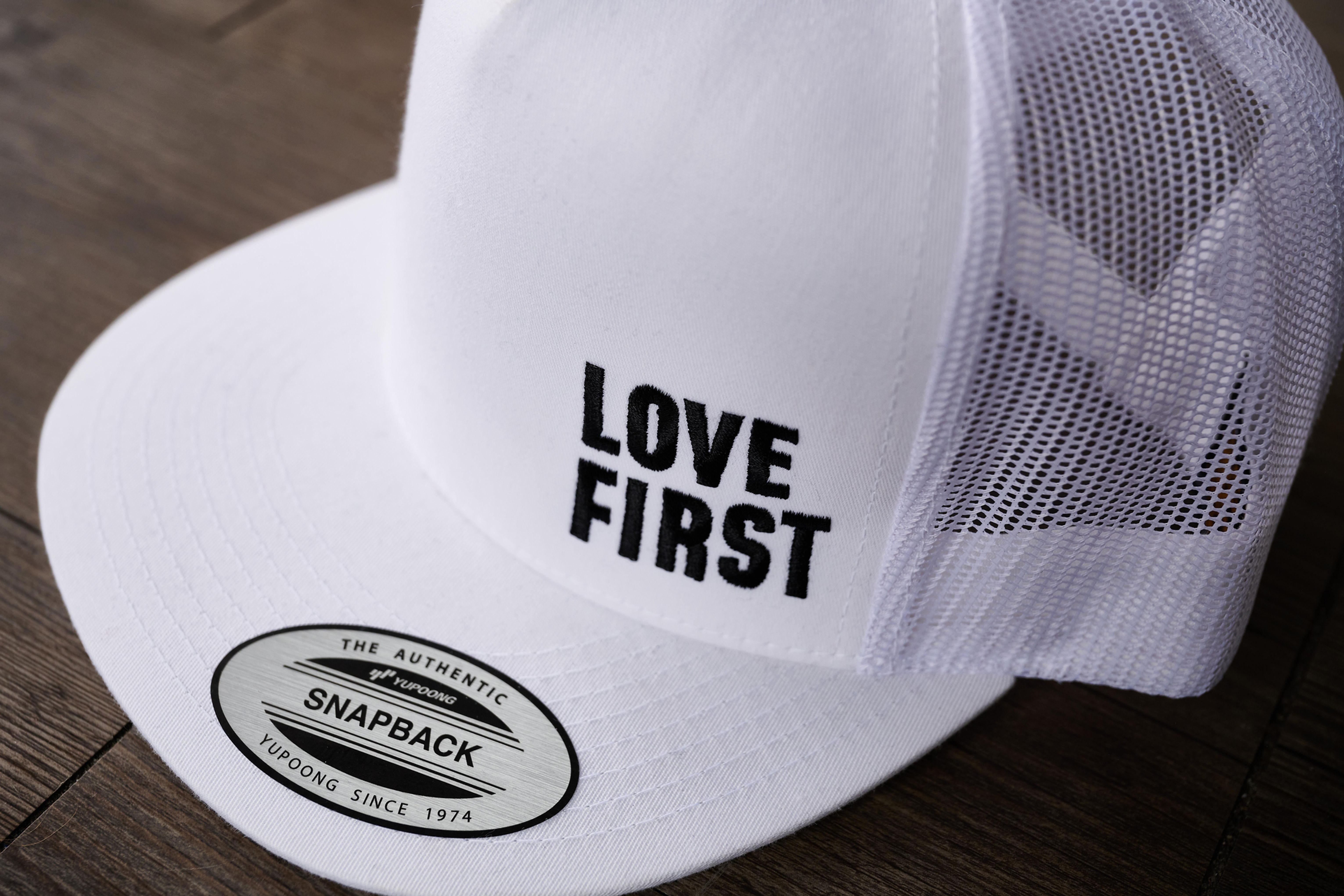 Love First Snap Back Trucker
