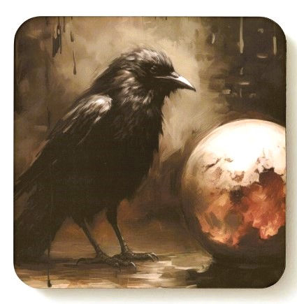 Thumbnail: Shadows & Spirits Four-Piece Gothic Coaster Bundle