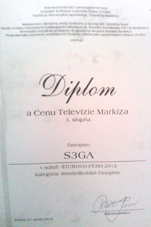 Štúrovo pero 2012