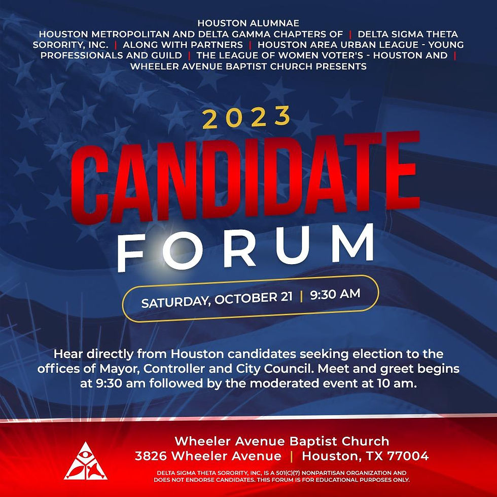 2023 Candidate Forum