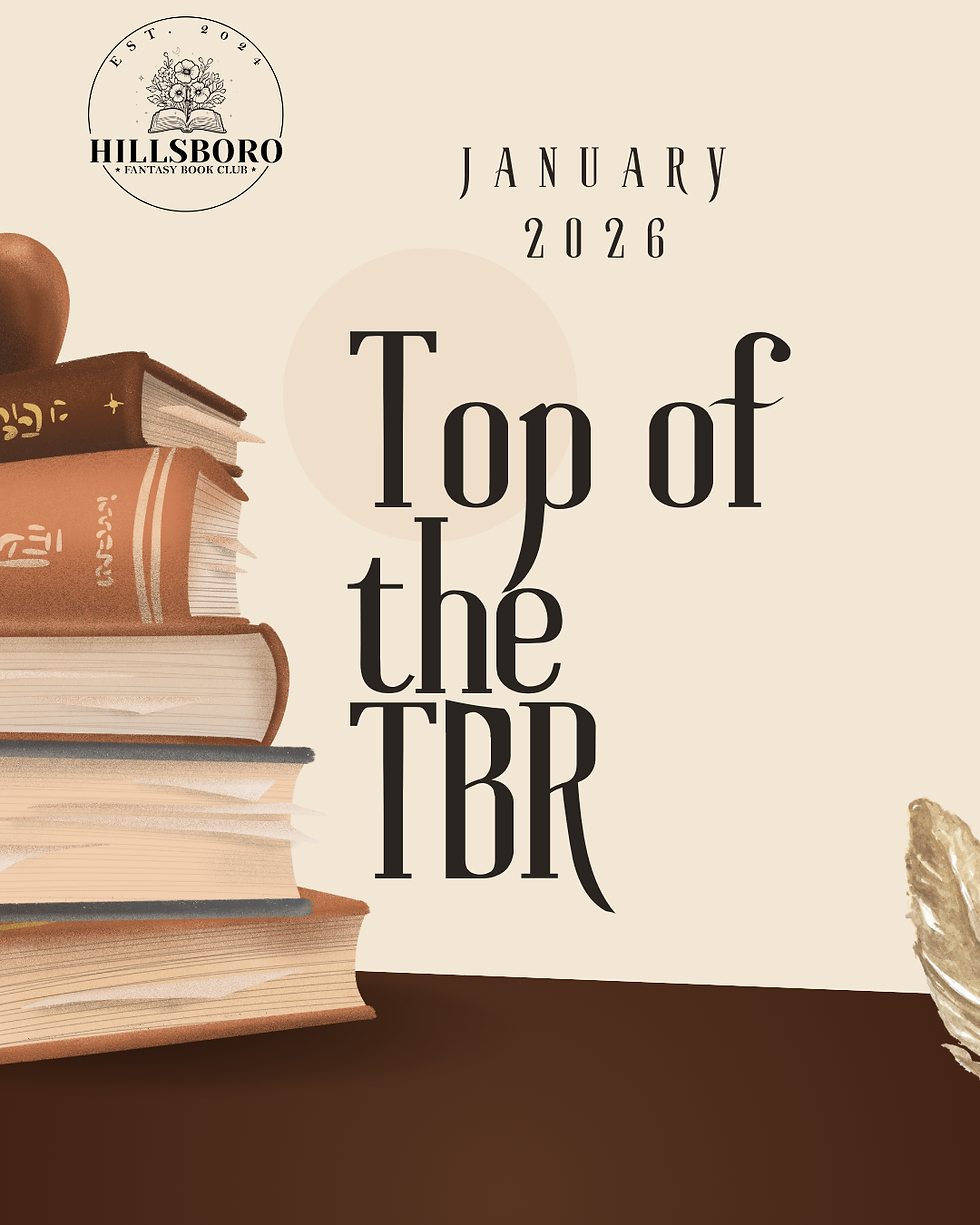 January Book Club (Top of the TBR)