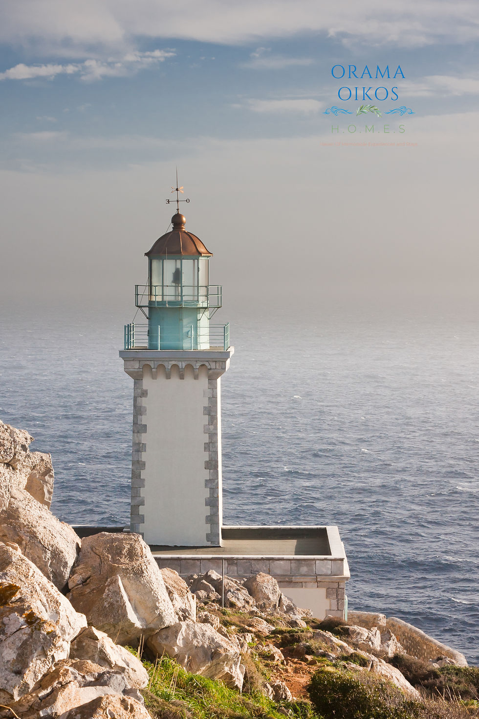 Tenaro Lighthouse in the Mani Peninsula, Greece