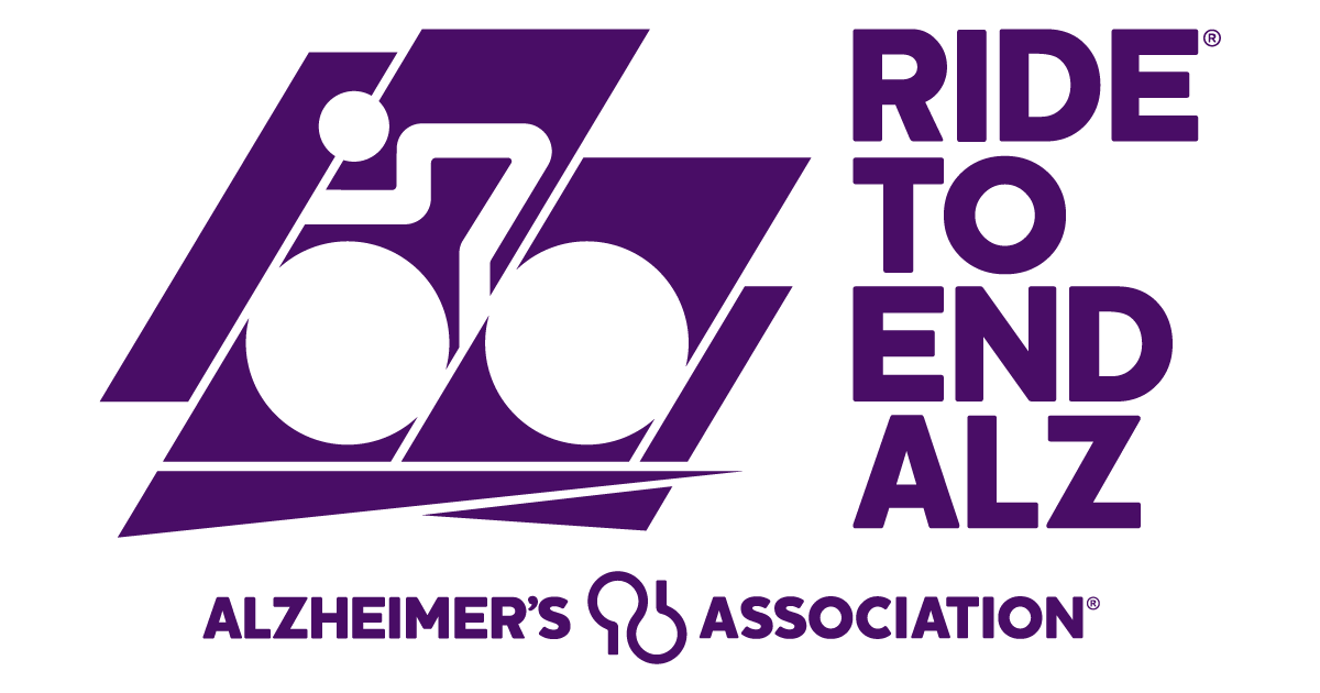 Ride to End ALZ Logo