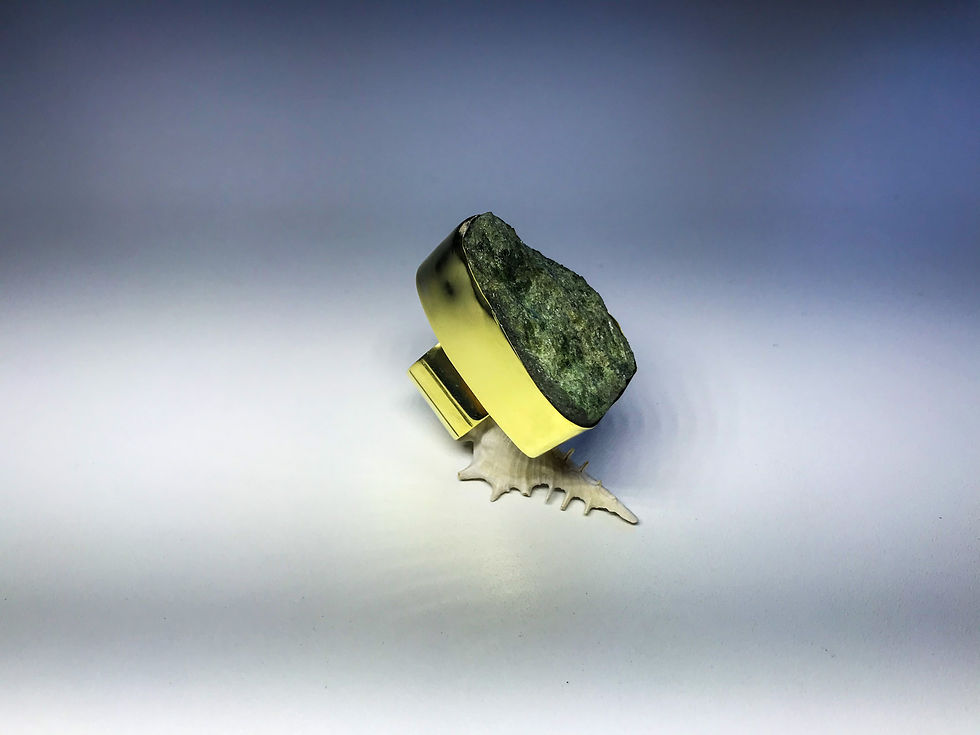 Anel Turmalina Verde