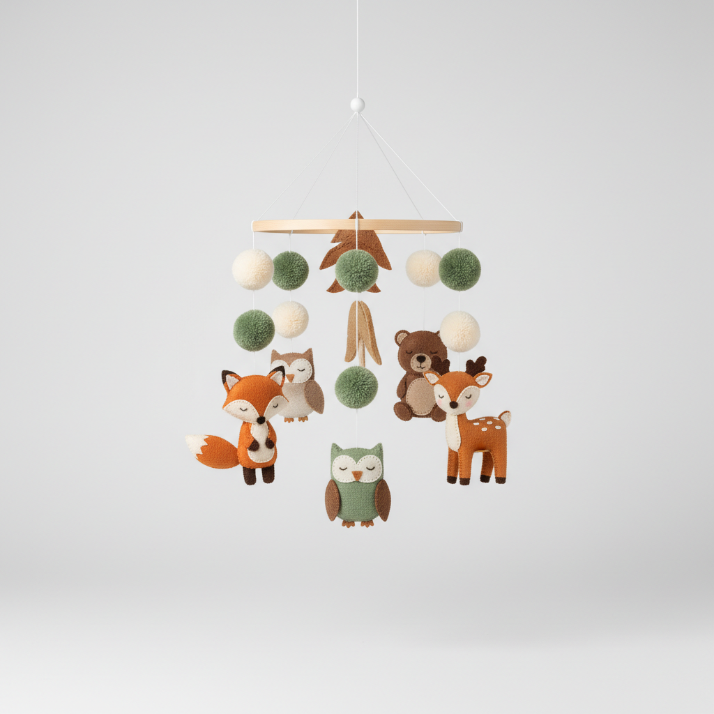 Whimsical Baby Mobile Decor