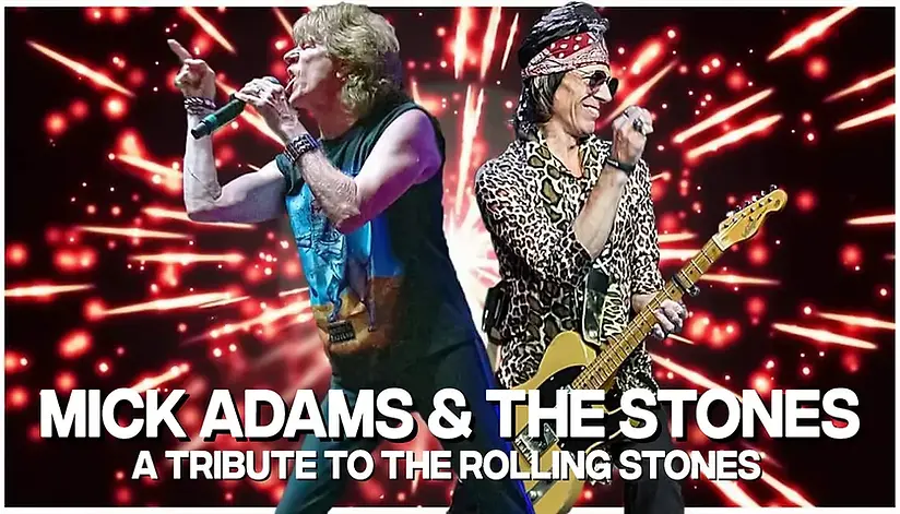 Mick and Shane as Mick Jagger and Keith Richards