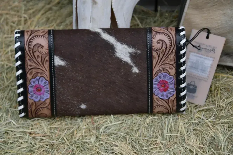 Thumbnail: "Burnard" Tooled Leather Wallet