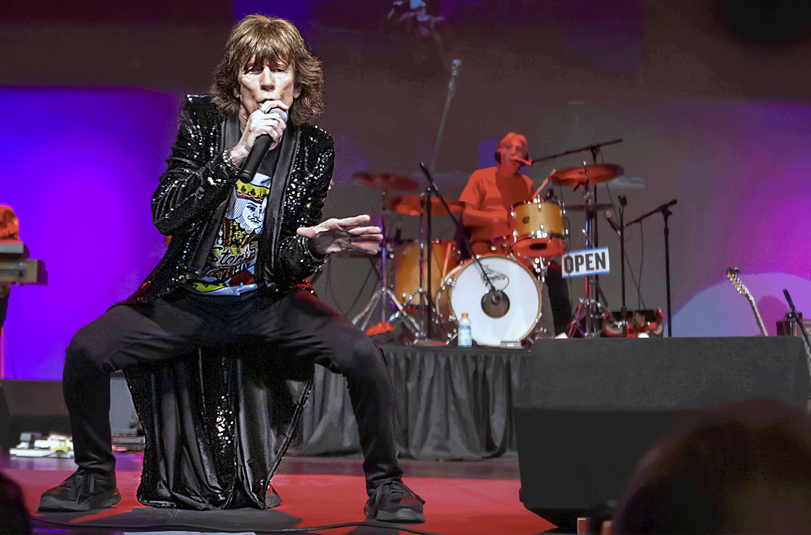 Mick Adams and The Stones performing live in various venues