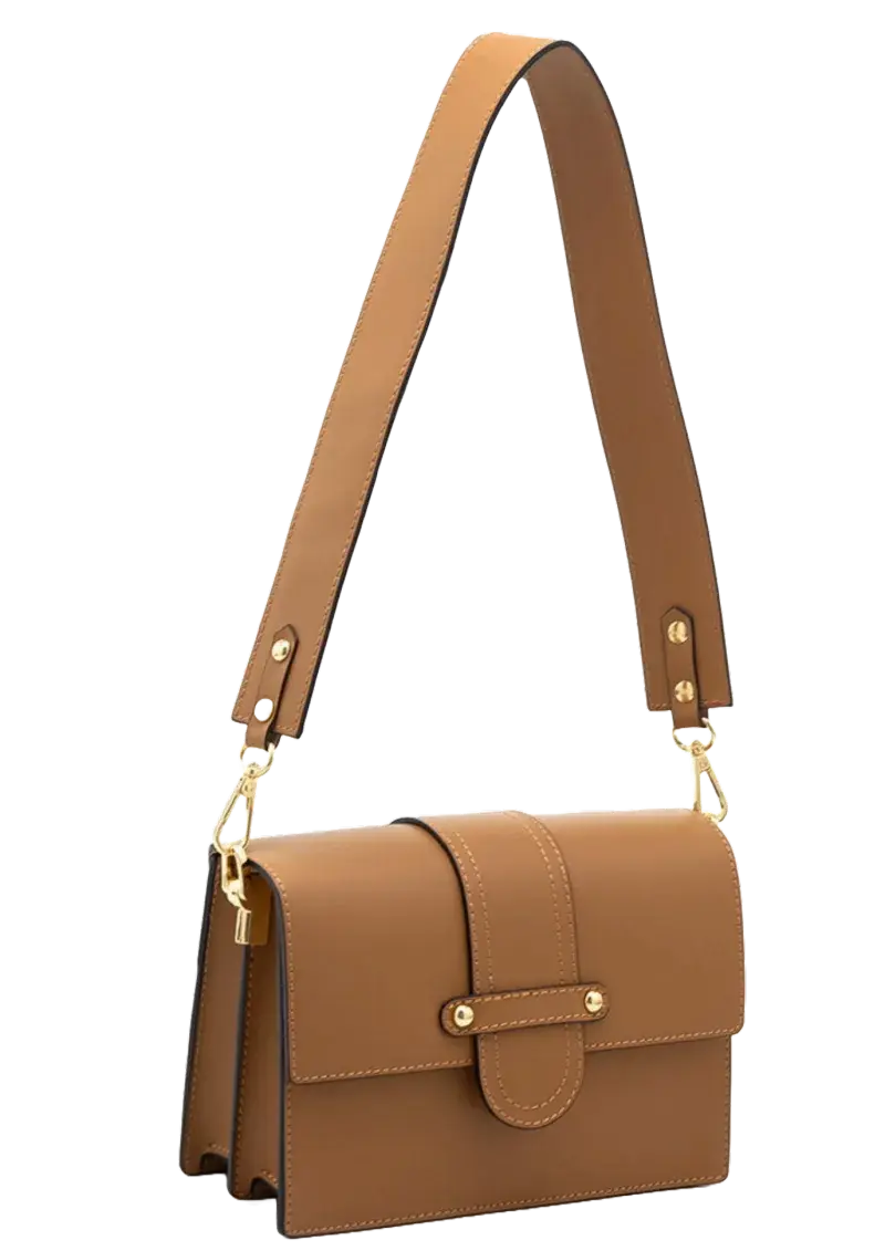 Thumbnail: Leather "Atri" Shoulder Bag