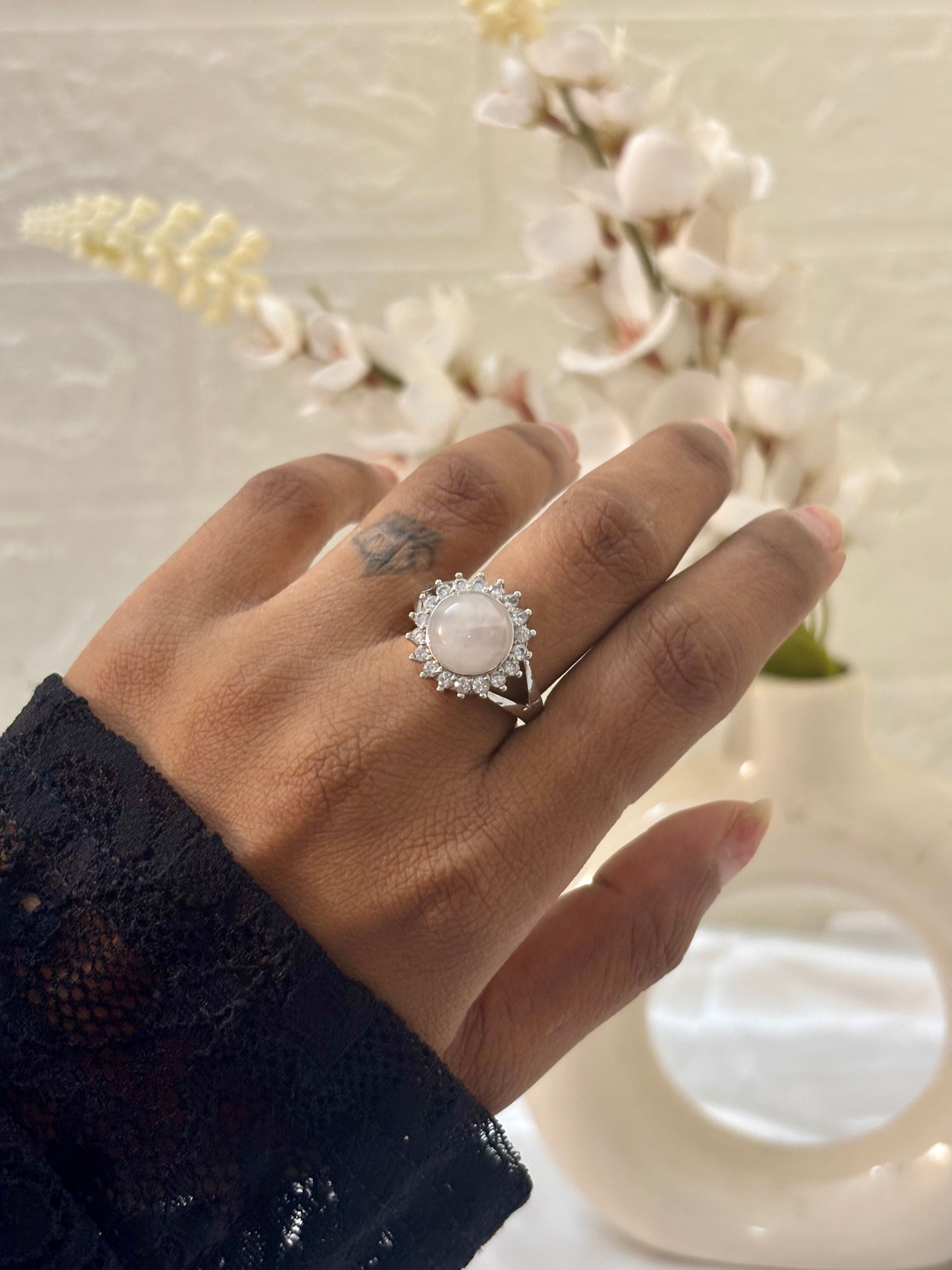 Rose Quartz Ring