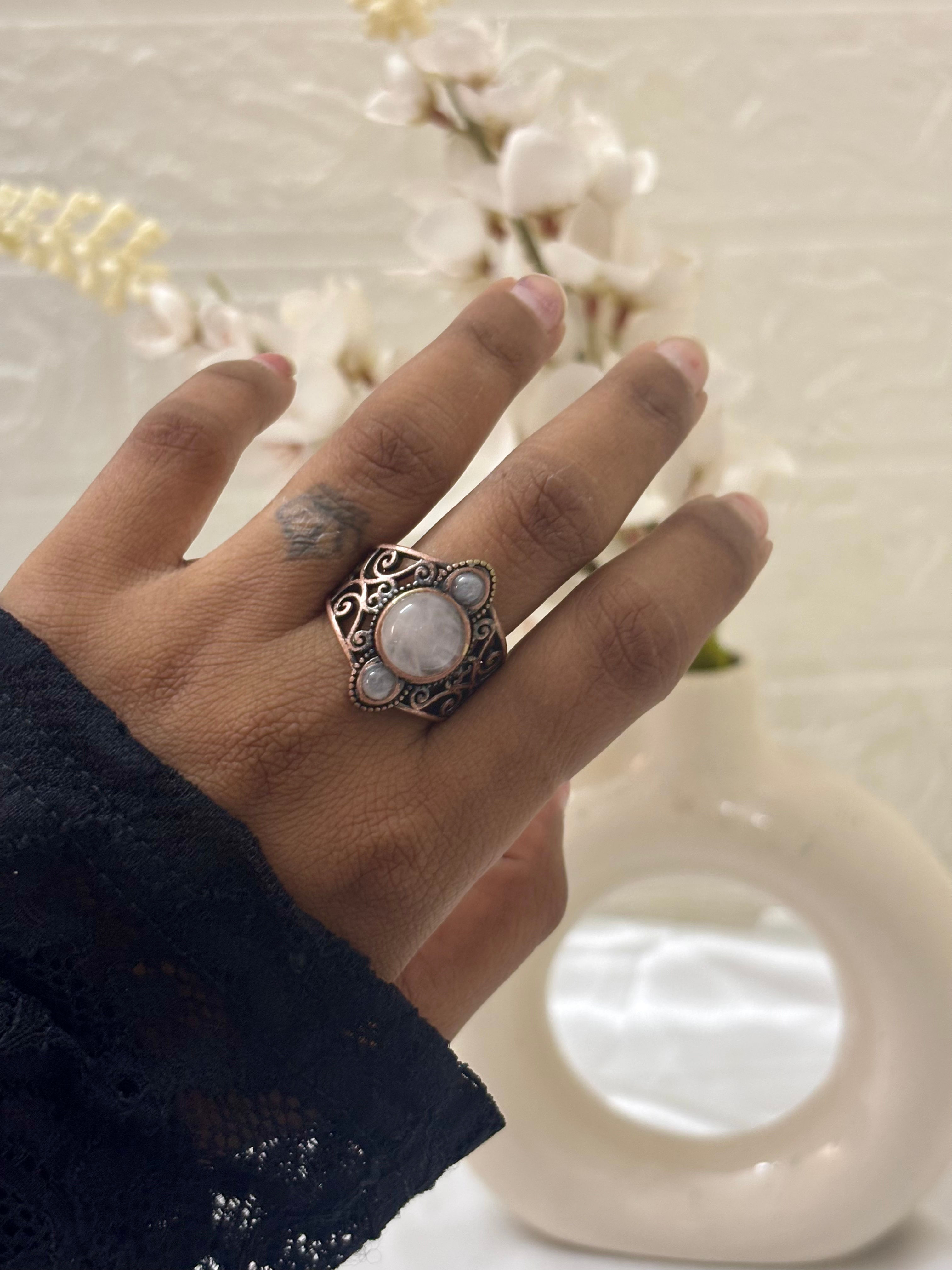 Rose Quartz Ring
