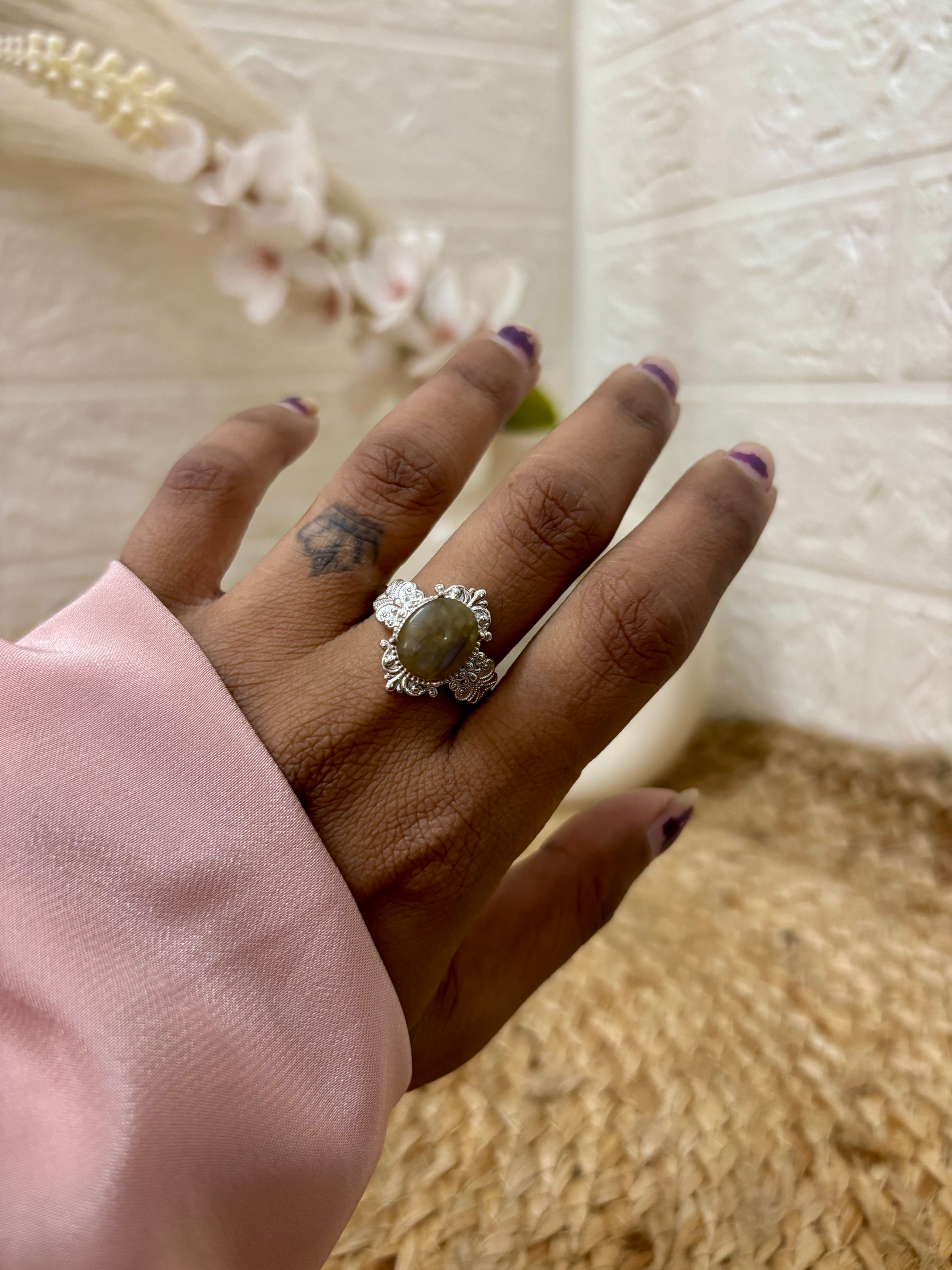 Labradorite Ring
