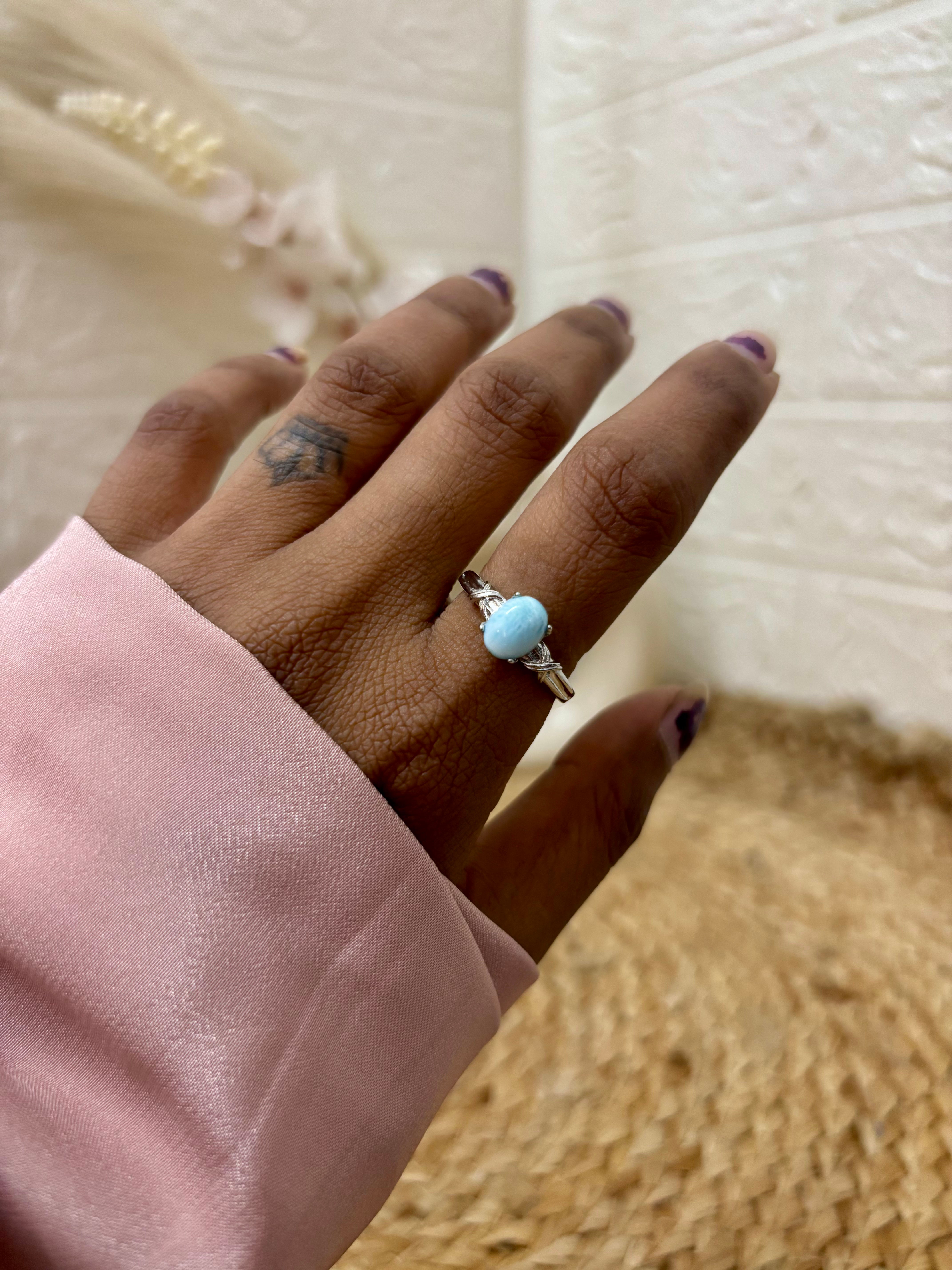 Larimar Ring
