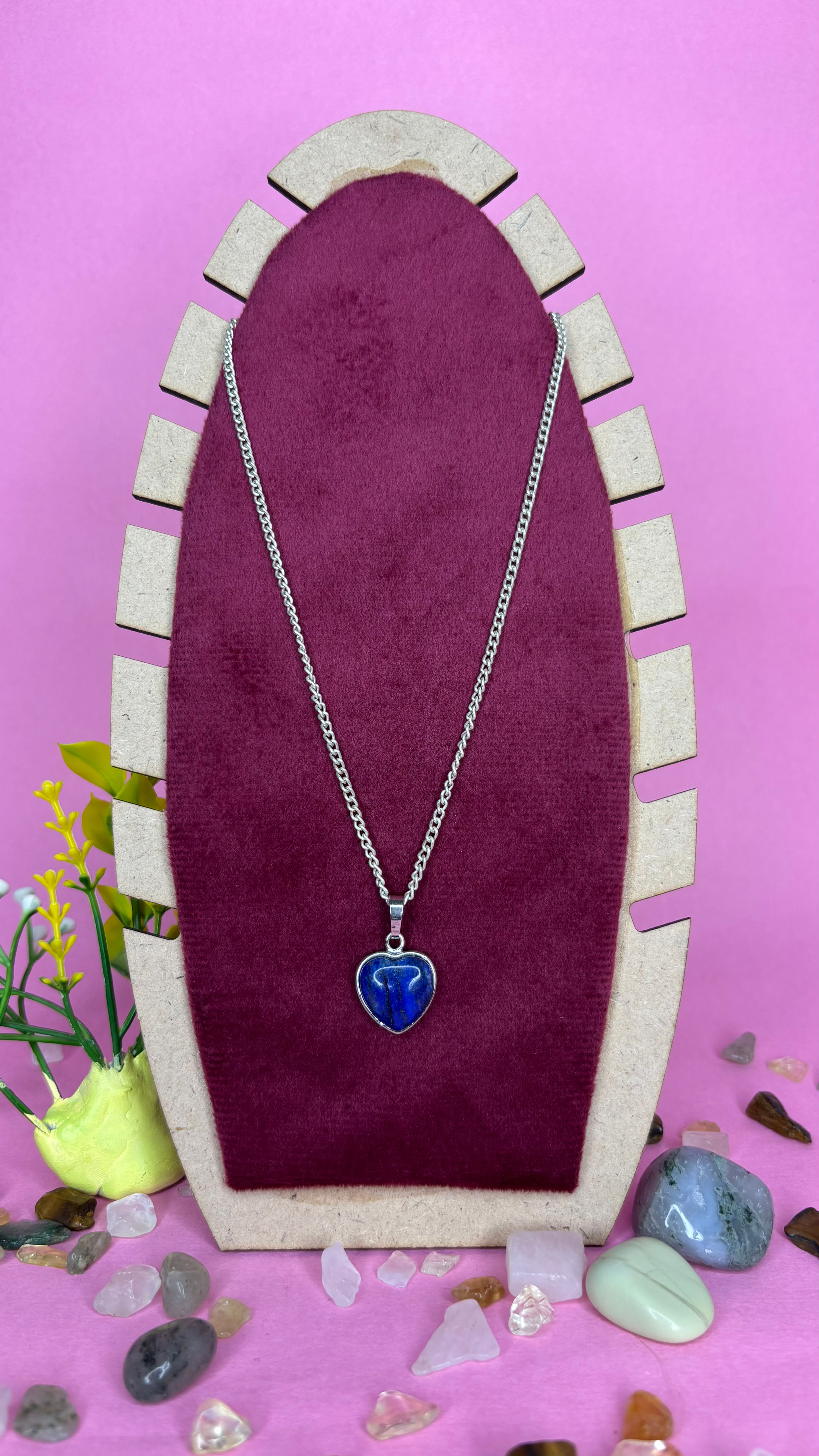 Lapis Lazuli Heart Shape Pendant