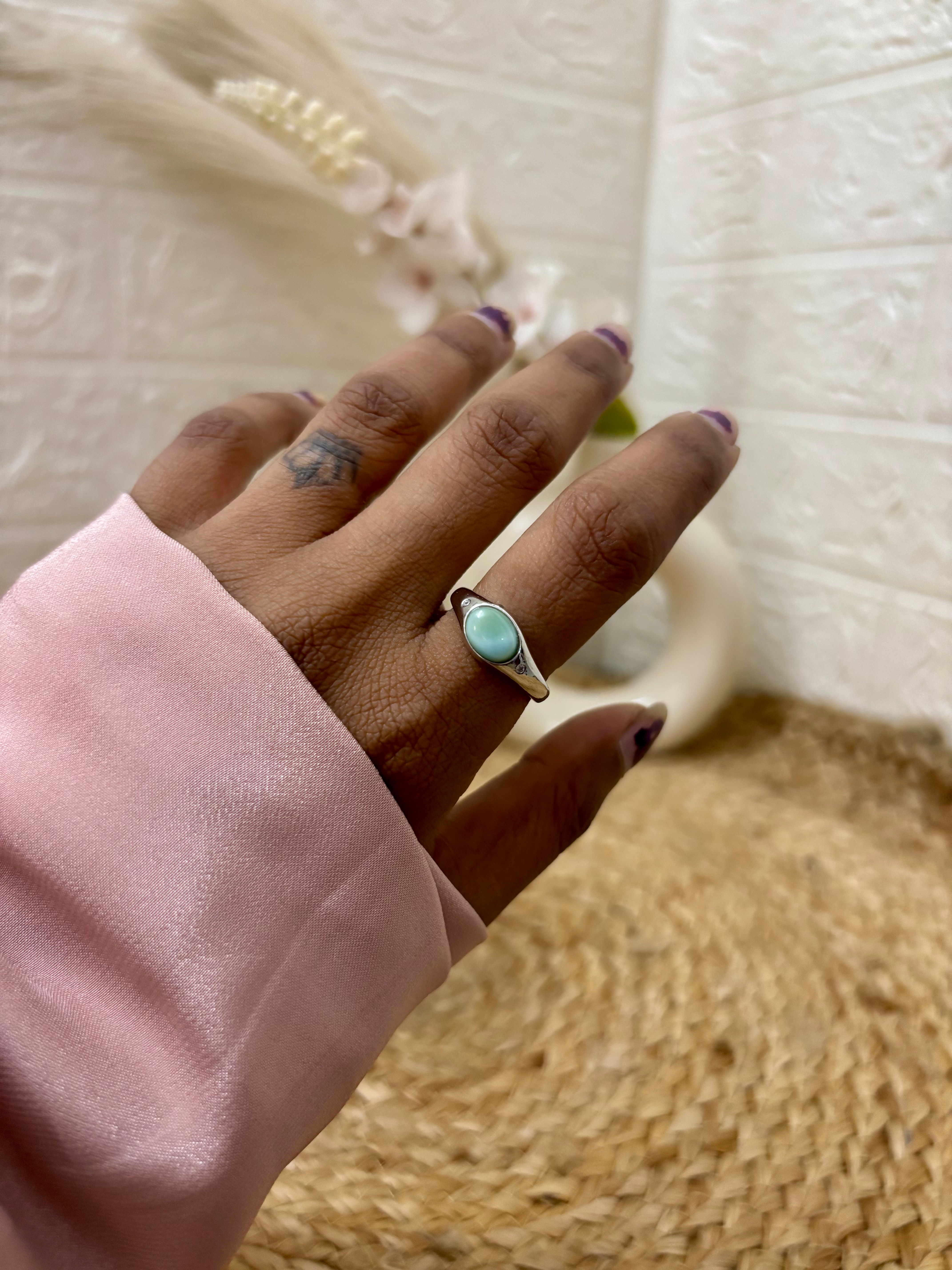 Larimar Ring
