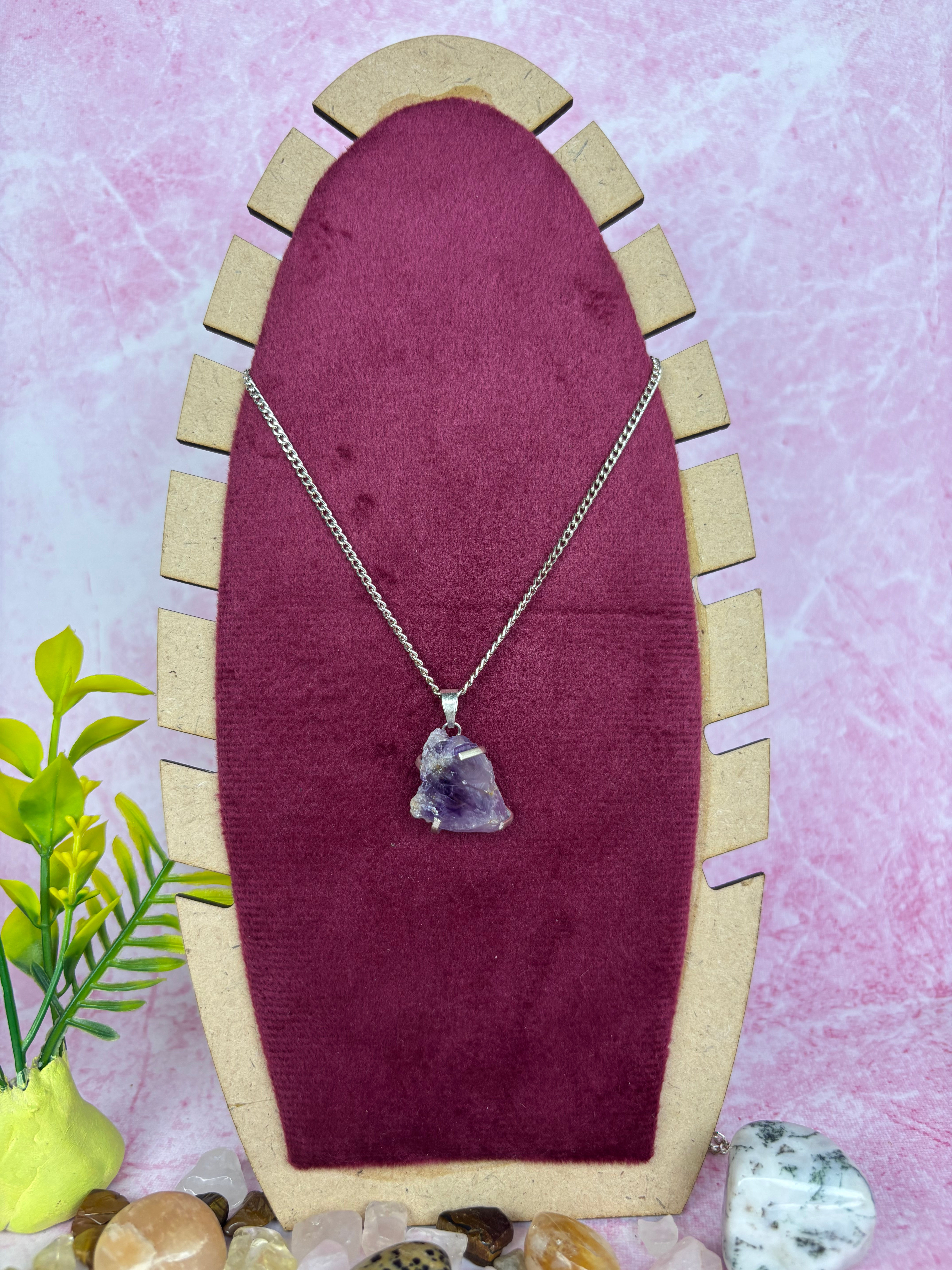 Amethyst Raw Pendant