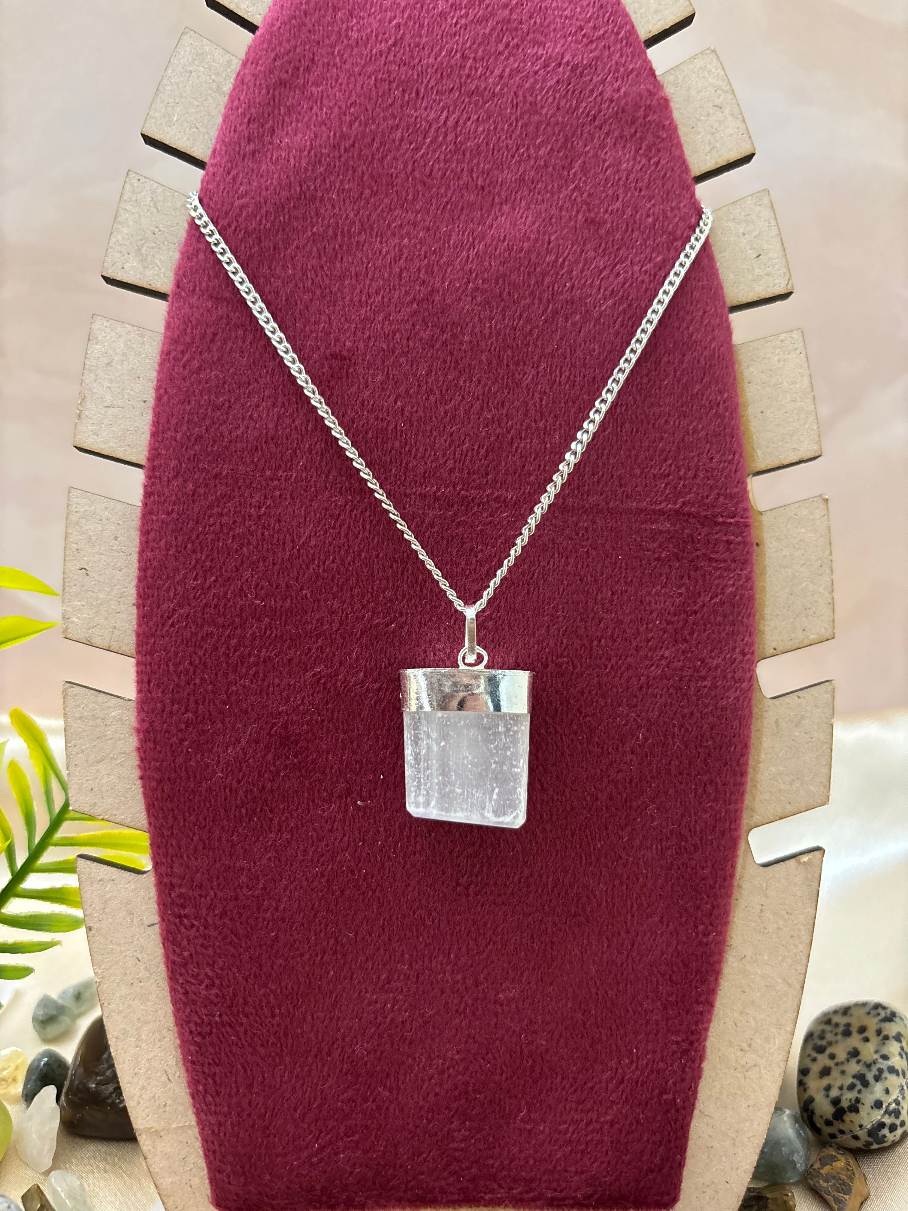 Selenite Pendant