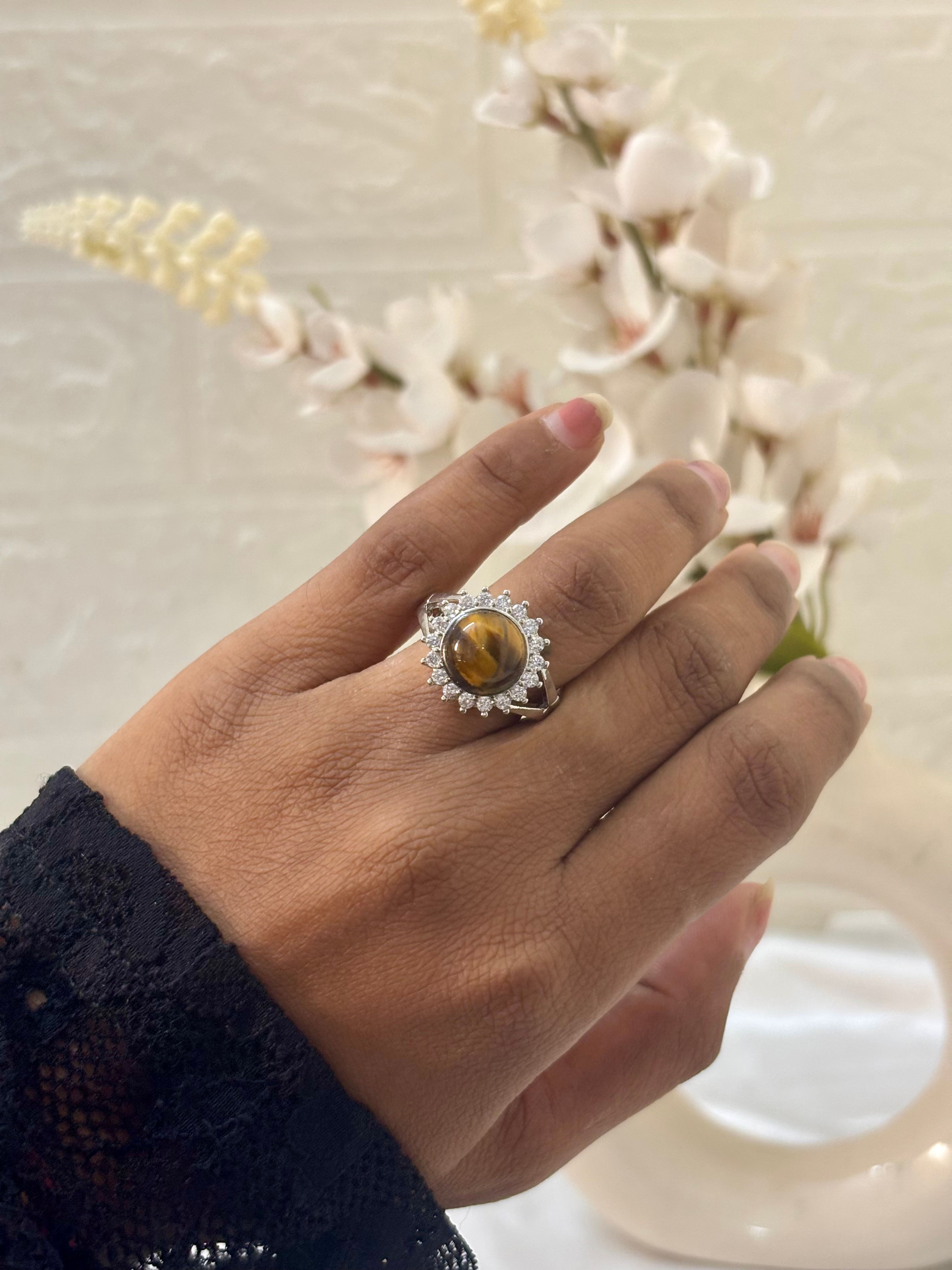 Tiger Eye Ring