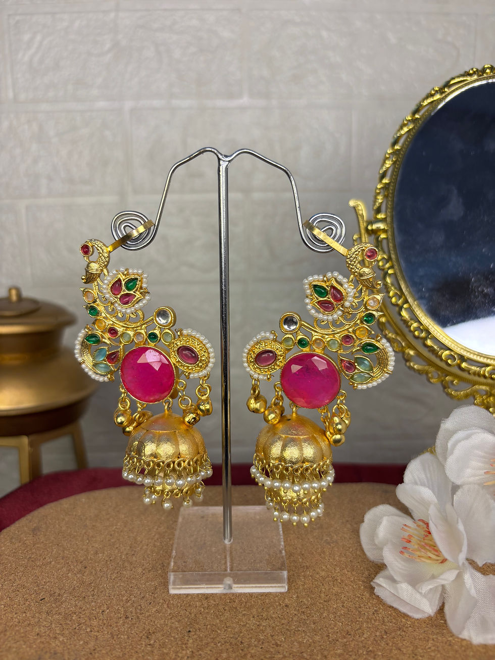 Thumbnail: Gulnaar Ear Cuff Jhumka