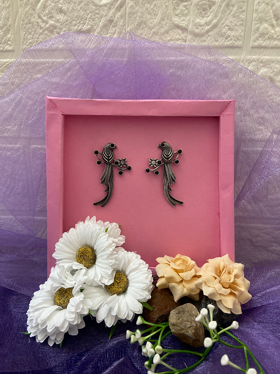 Yuthika silver Earrings