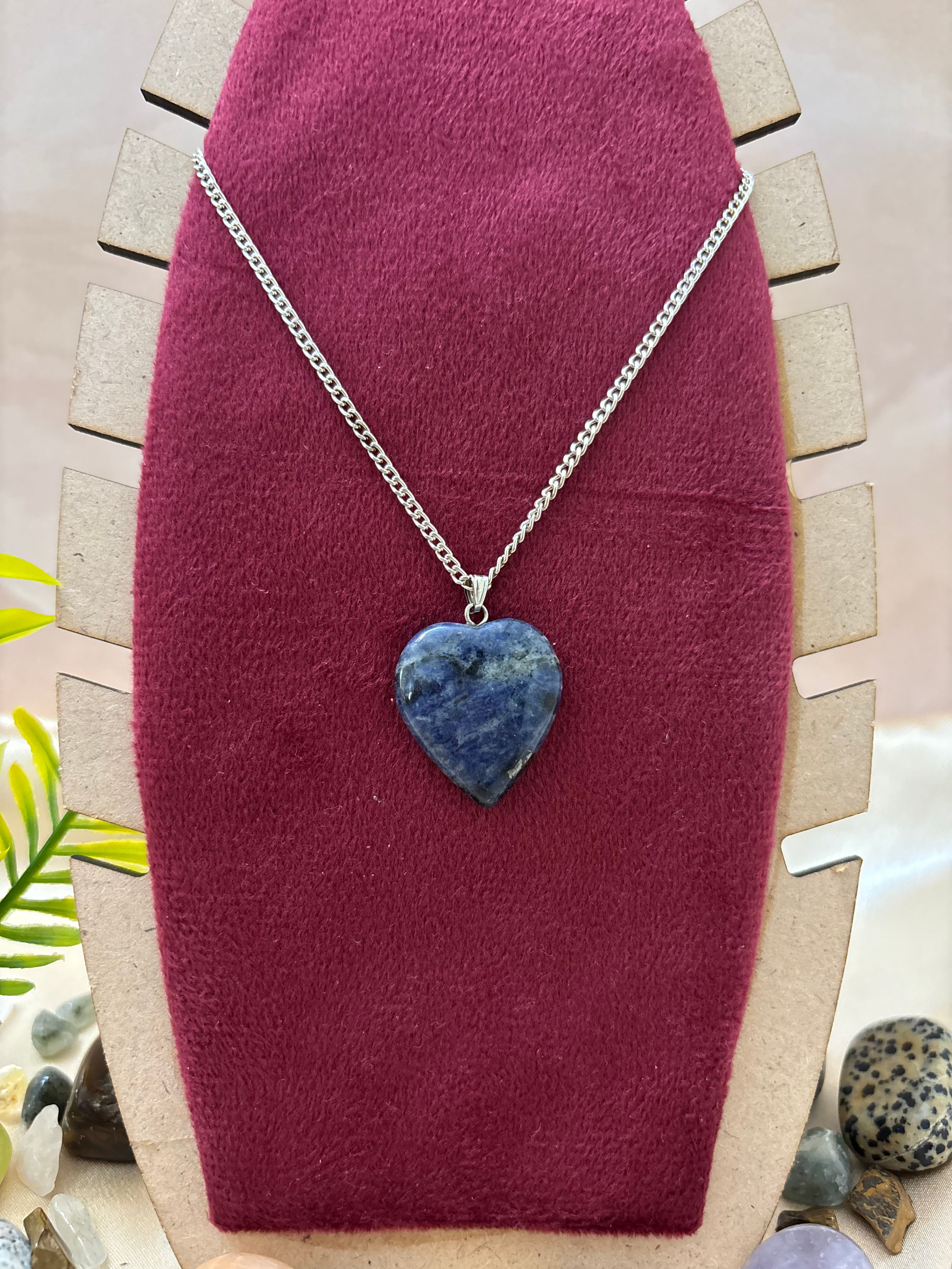 Lapis Lazuli Heart Shape Pendant