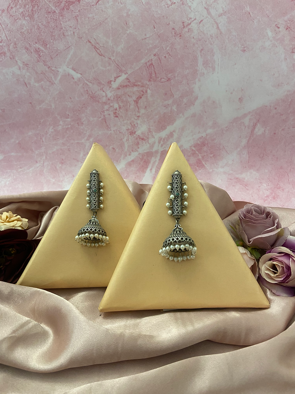 Thumbnail: Heerang Silver Earrings 