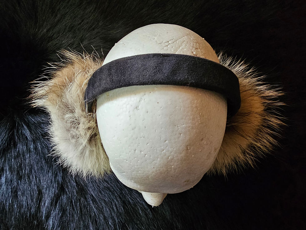 Thumbnail: Coyote Fur Ear Muffs