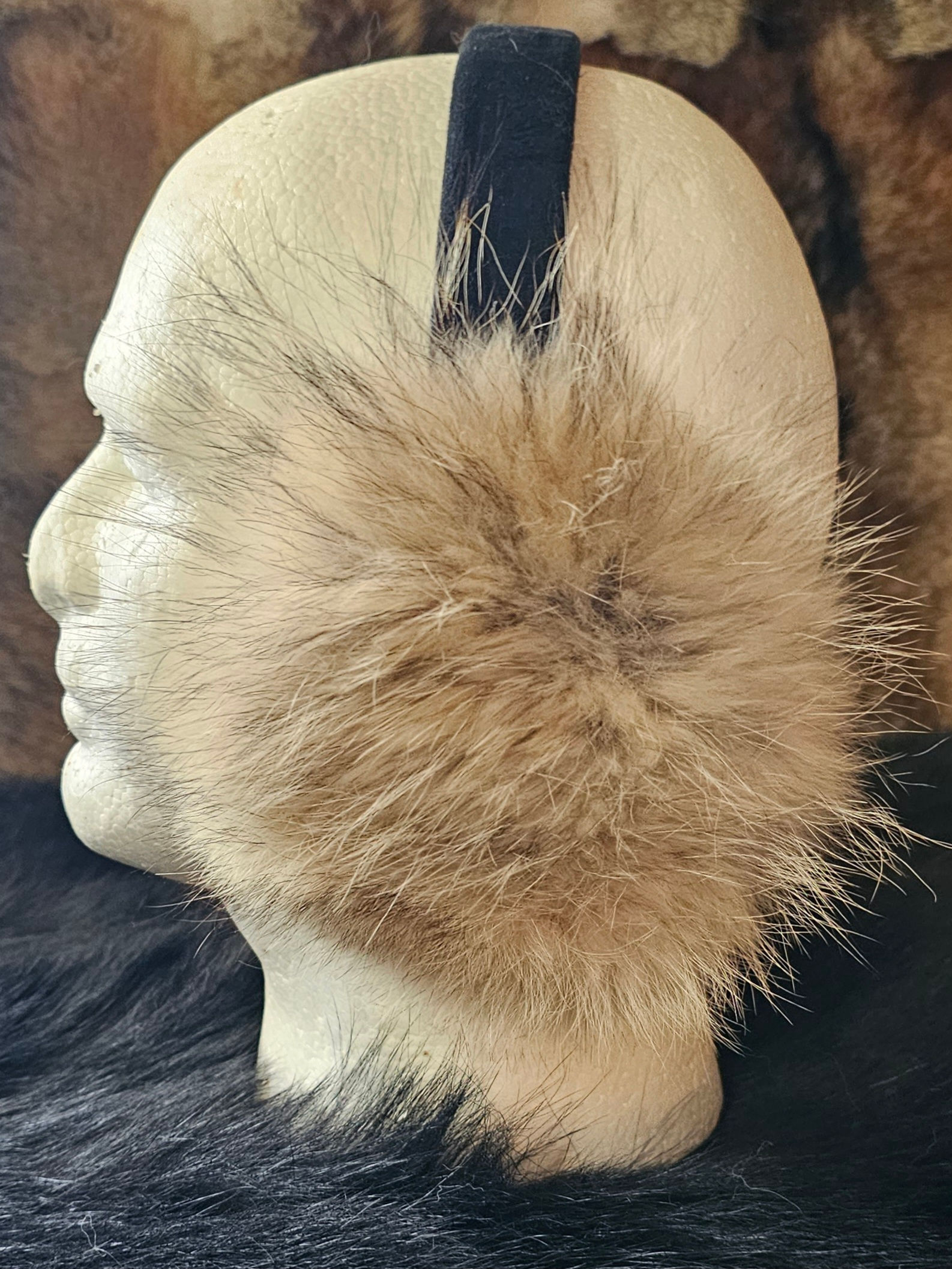 Coyote Fur Ear Muffs