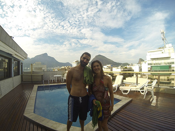 Pool at Ricardo´s flat
