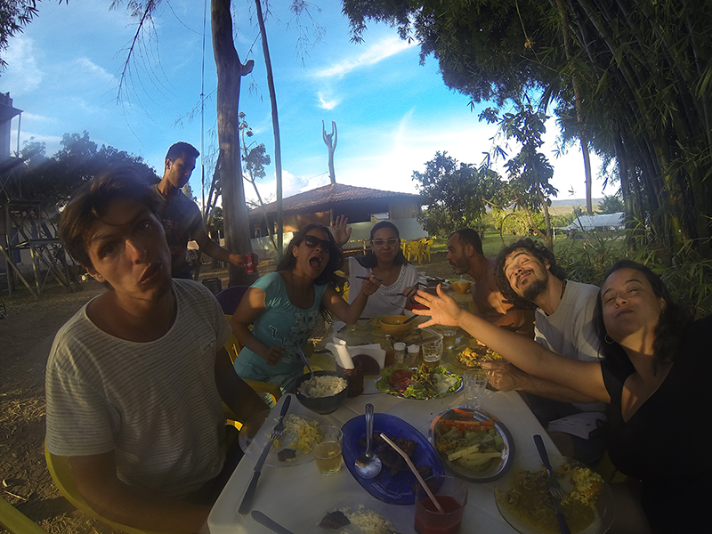 Lunch at Cachoeira do Vaccaro