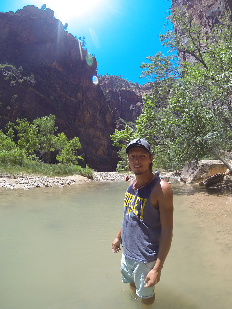 Hiking in the Virgin River