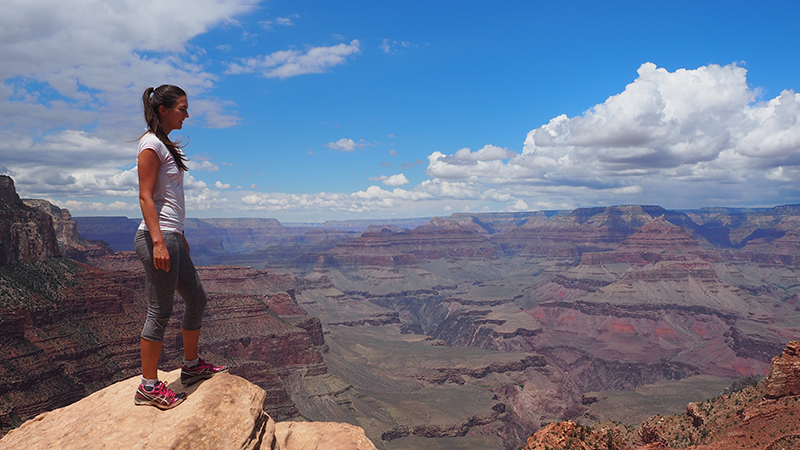 South Kaibab Trail into the Canyon