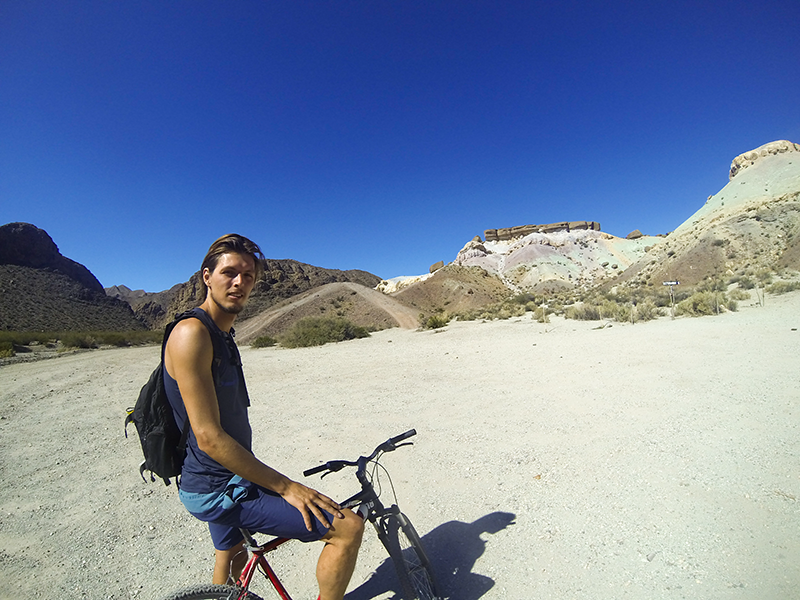 Riding the bikes….