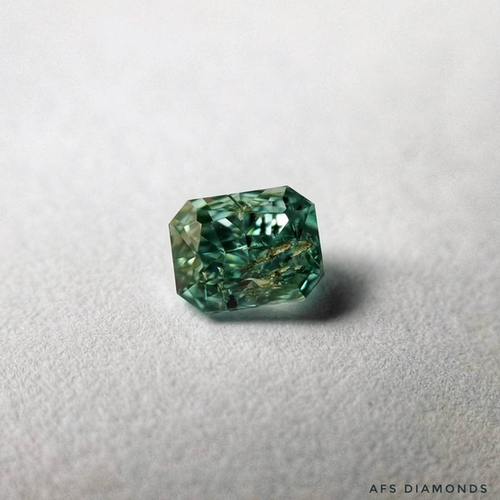 FANCY VIVID BLUE GREEN ブルーグリーンダイヤ0.068ct