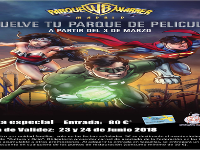 JORNADAS FAMILIARES EN EL PARQUE WARNER