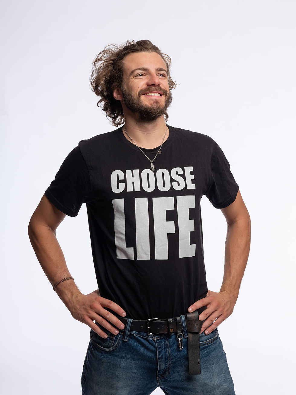 a man with unionpelli tshirt