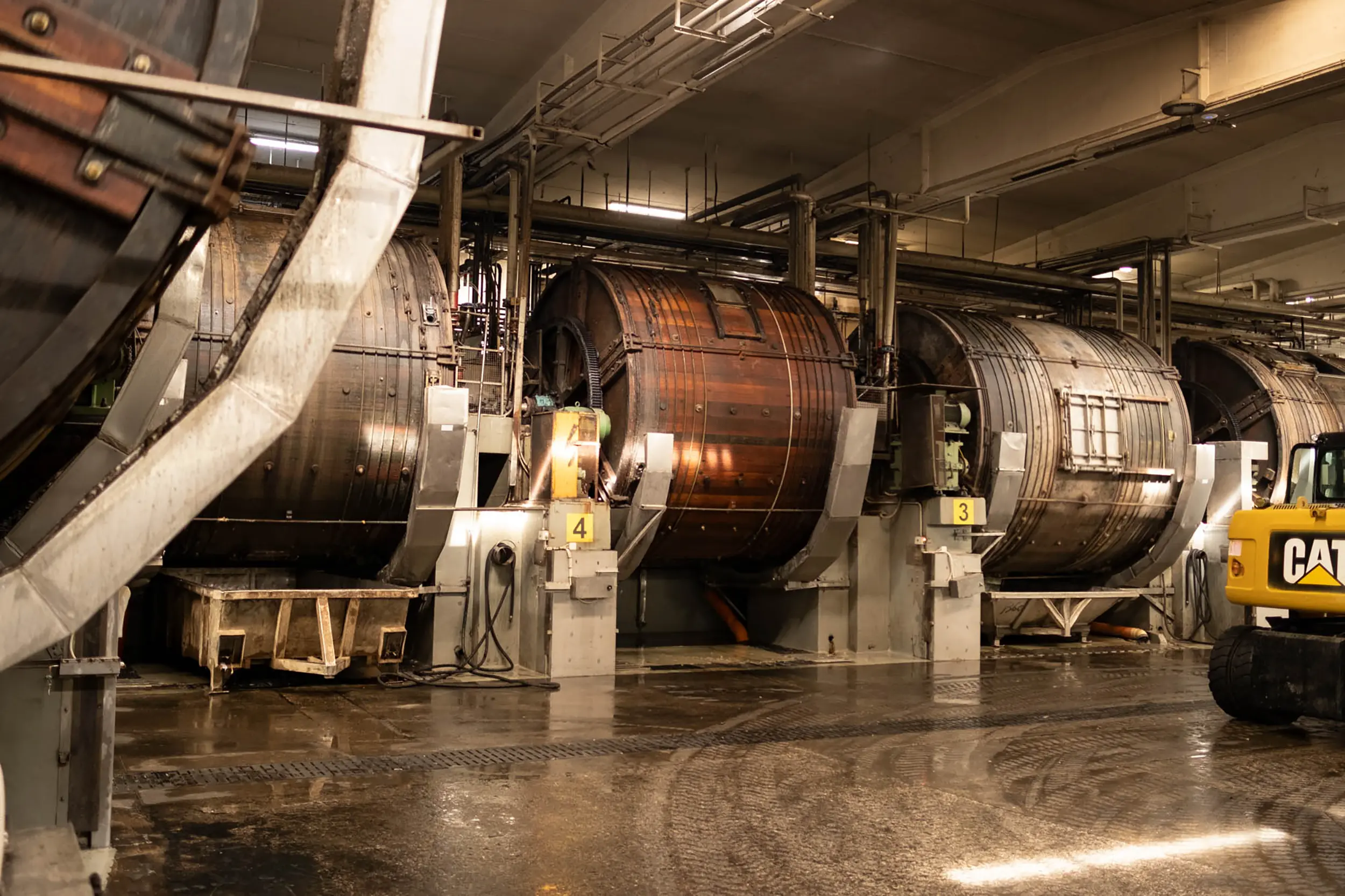 drums of the tanning process