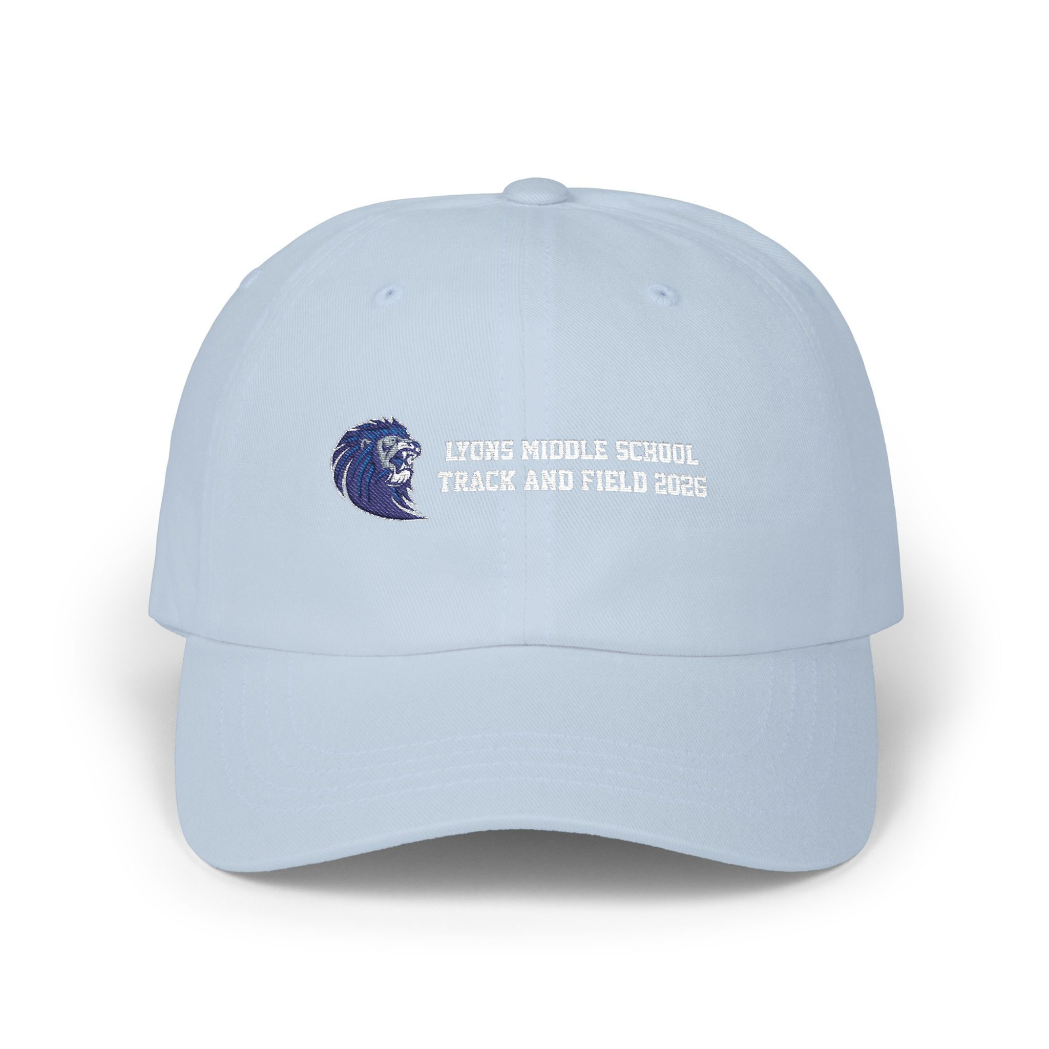 Dad Cap — Lyons Middle School Track & Field Dad Hat (Lion Logo)
