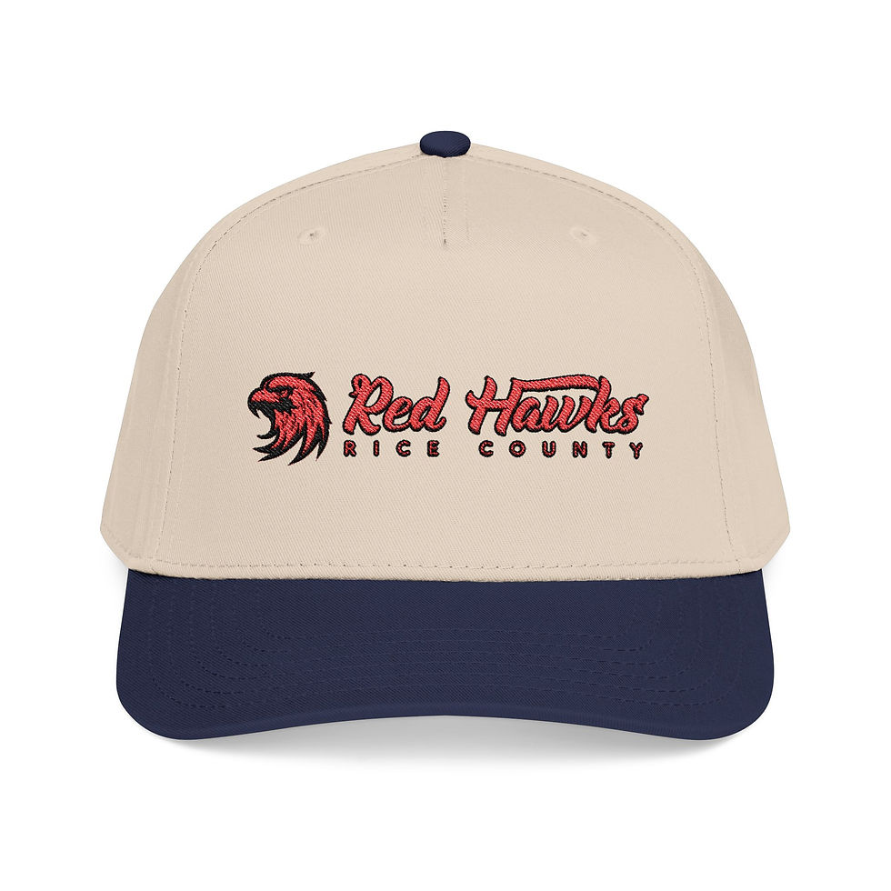 Thumbnail: Red Hunters Ridge County Embroidered Baseball Cap