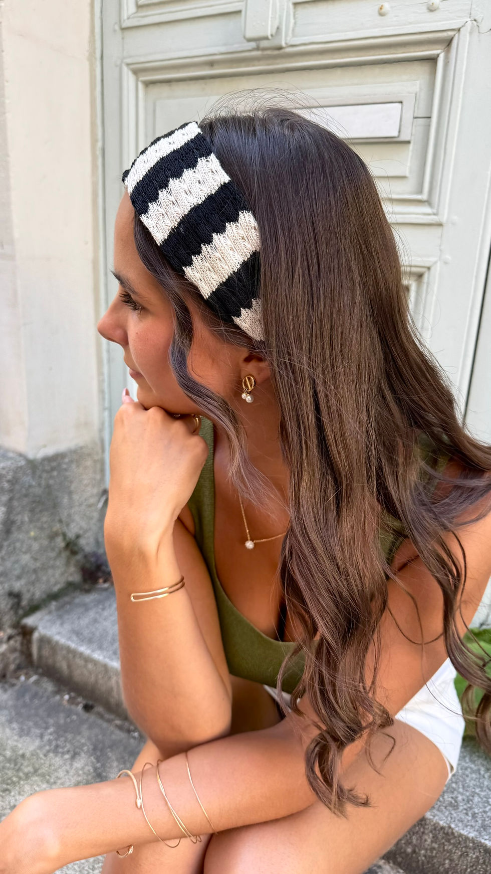 Miniature : Crochet noir & blanc