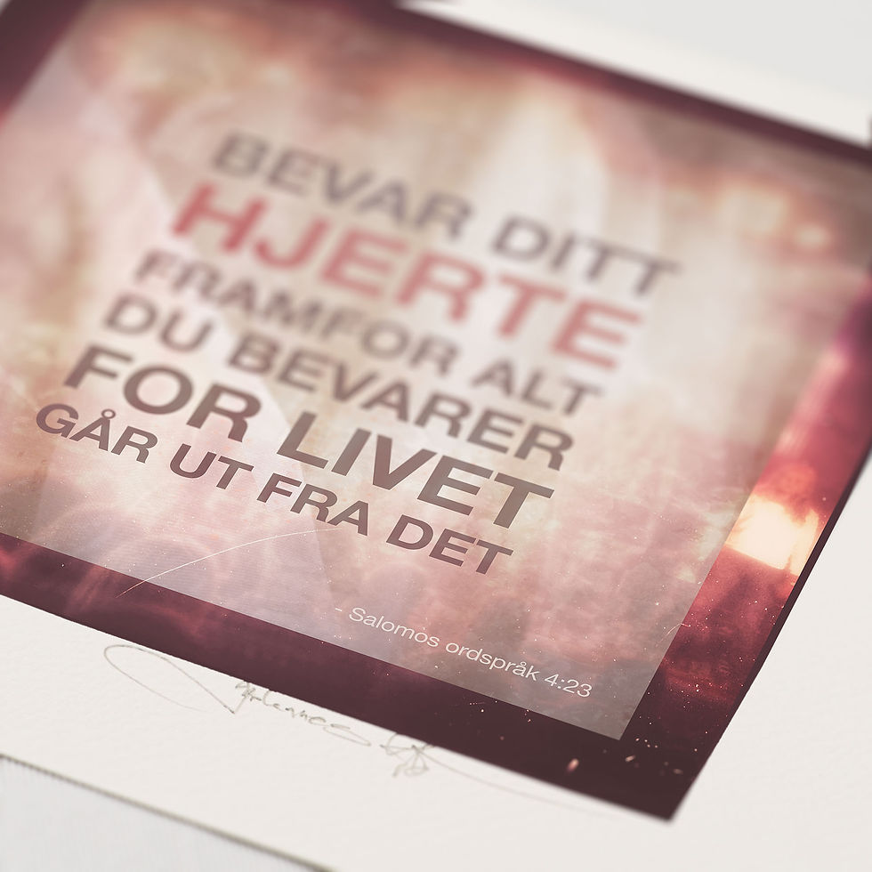 Miniatyrbilde: BEVAR HJERTET /// Ord. 4.23