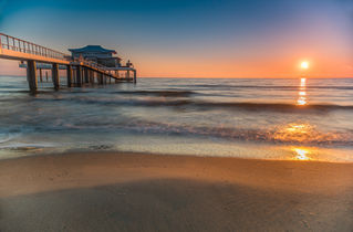 Sonnenaufgang am Timmendorfer Strand