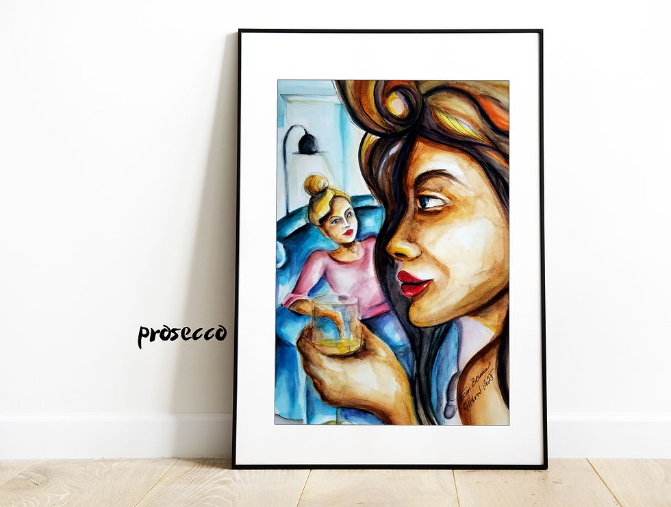 Miniatura: PROSECCO - Beverage Watercolors