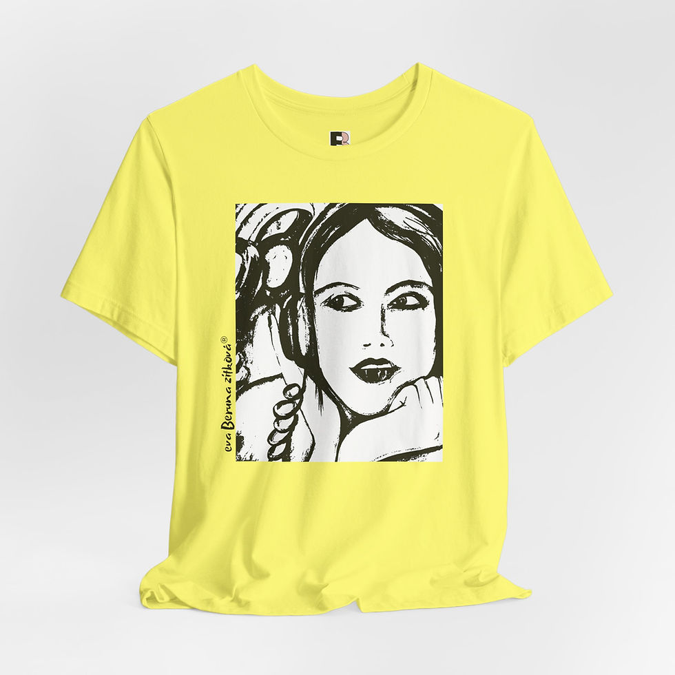 Thumbnail: MY SONG, T-shirt with an author's motif/ Artistic print/ Eva Beruna Zítková