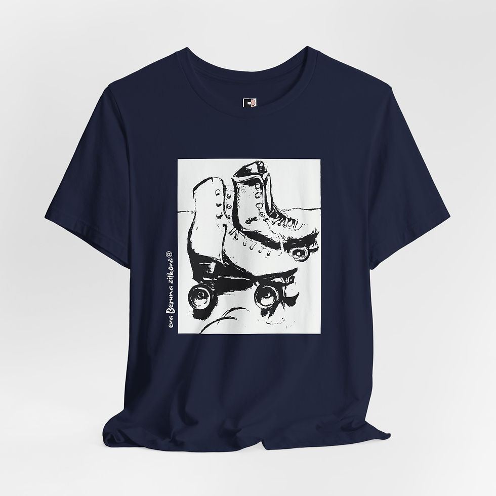 Thumbnail: IT'S GOING TO BE A RIDE, T-shirt with an author's motif - original print/ Eva Beruna Zítková