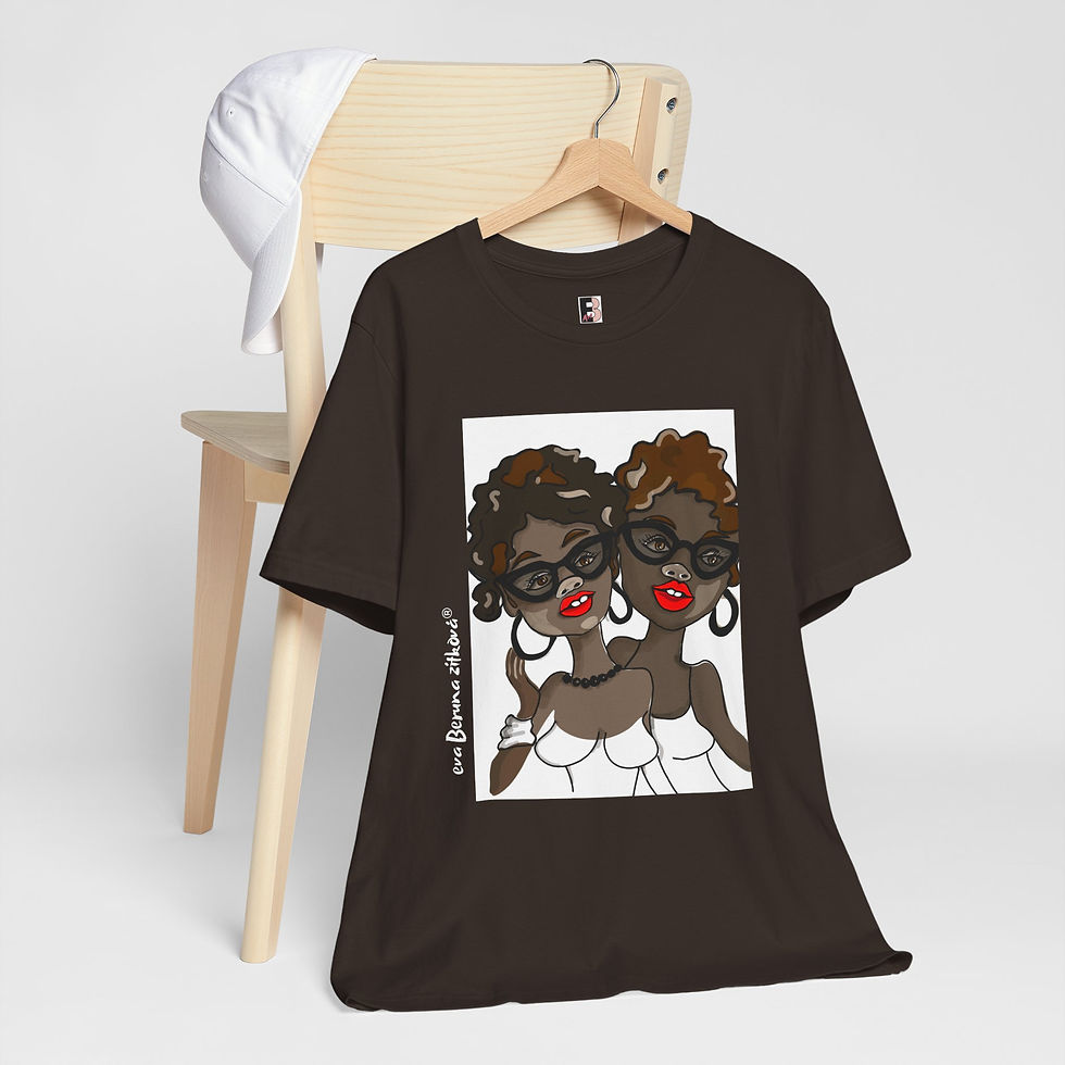 Miniatura: CHOCO & COCO, Triko s autorským motivem/Umělecký potisk/Eva Beruna Zítková