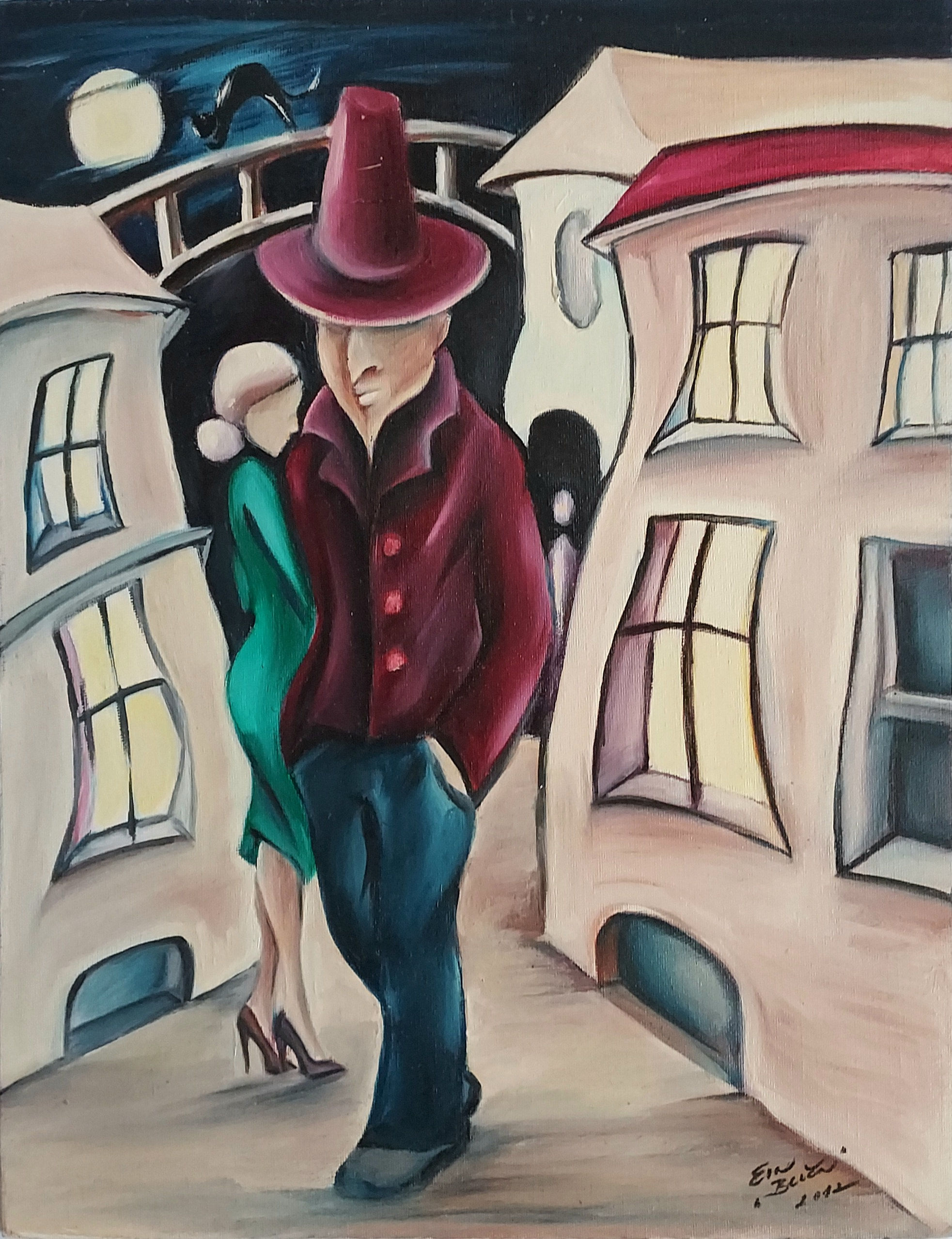 KOČKY A KOCOUŘI, olejová malba/Eva Beruna Zítková