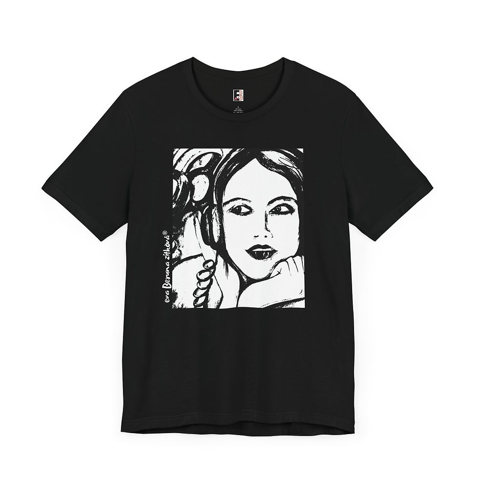 Thumbnail: MY SONG, T-shirt with an author's motif/ Artistic print/ Eva Beruna Zítková